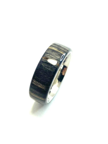 Wooden Ring | Gray Birchwood Ring