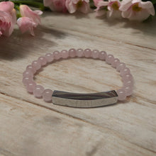 Load image into Gallery viewer, Engraved elastic bead bracelet