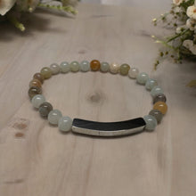 Load image into Gallery viewer, Engraved elastic bead bracelet