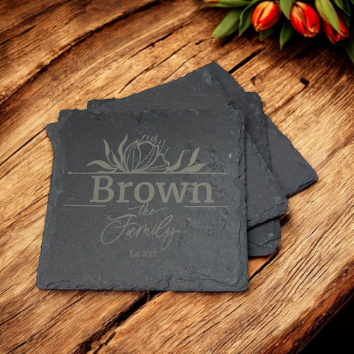 Personalized Slate Coasters