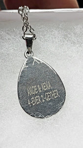 Crematon pendant with engraving