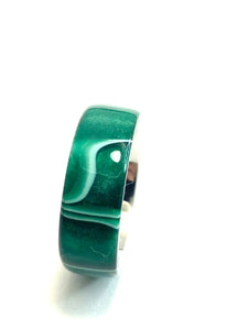 Acrylic Ring | Green Flame Ring